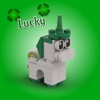 Lucky Unicorn custom LEGO® kit