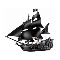 The Black Pearl 4184 - Certified Used, 100% Complete LEGO Pirates of the Caribbean Set