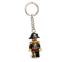 Pirate Captain Brickbeard Key Chain