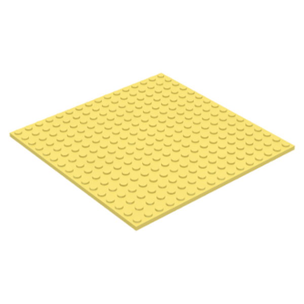 Bright Light Yellow - 5"x5" LEGO® Plate