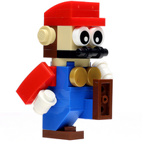 The Red Plumber - Custom LEGO® Set