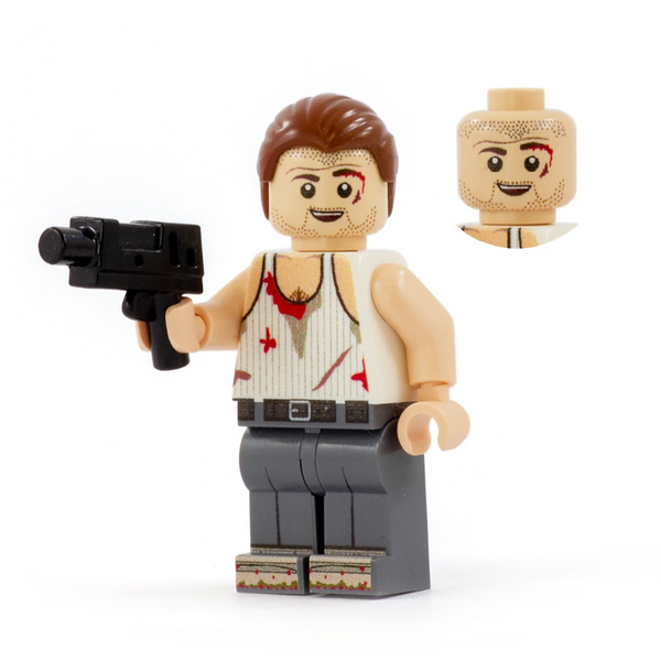 Die Hard Hero Custom LEGO Minifigure Bricks Minifigs Eugene