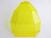 Trans Yellow Panel 10 x 10 x 12 Quarter Dome