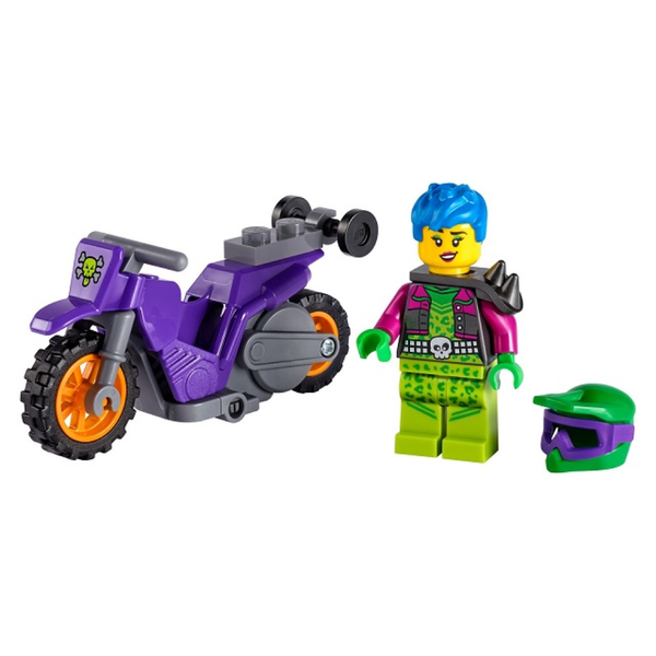 60296 Wheelie Stunt Bike [Certified Used, 100% Complete]
