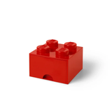 LEGO® 4-stud Bright Red Storage Brick Drawer [USED]