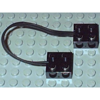 Electric, Wire with Brick 2 x 2 x 2/3 Pair, 15 Studs Long
