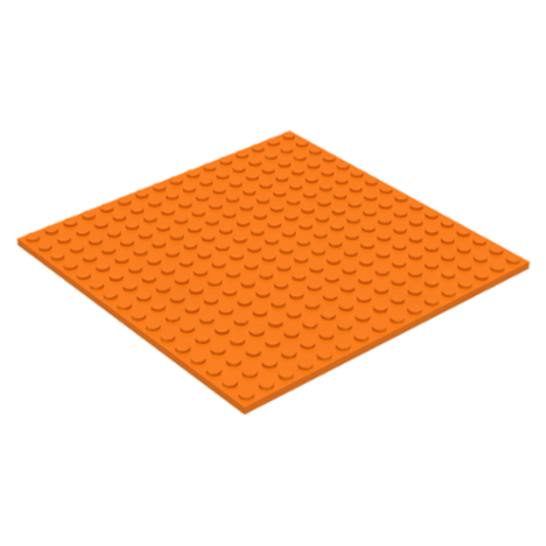 Orange - LEGO® Plate 5"x5"