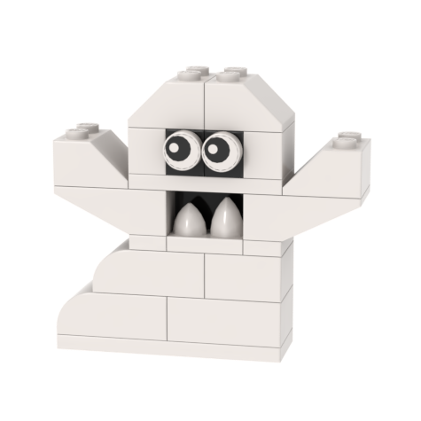 Lil Ghost Custom LEGO Halloween Kit Bricks Minifigs Eugene