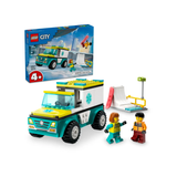 Emergency Ambulance and Snowboarder 60403 - New LEGO City Set