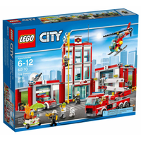 60110 Fire Station [New, Rare, Retired]