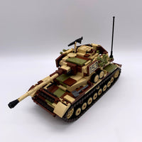 Panzer IV Ausf. G Late War Medium Tank - Custom LEGO® Kit [USED]