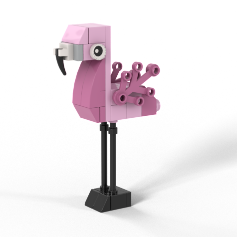 Flamingo Custom LEGO® Kit