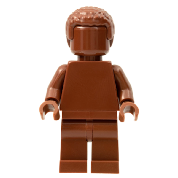 Everyone is Awesome Brown - Monochrome Minifigure