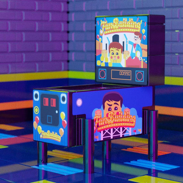 Fun Building - Pinball Arcade Machine - Custom LEGO® Set