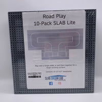 Road Play 10-pack (Grey) - LEGO®-compatible Baseplates
