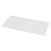 LEGO® Baseplate  5"x10" - White