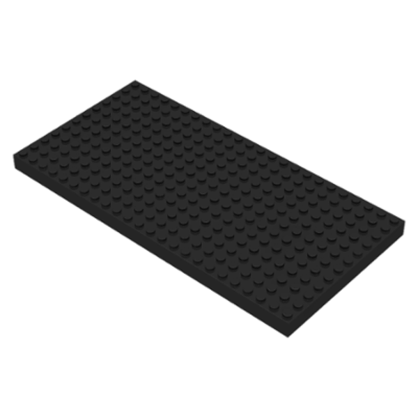 Black - 3.5"x7" LEGO® Brick