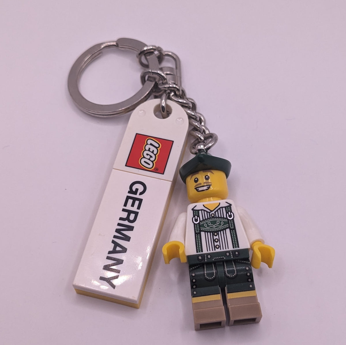 Lederhosen Key Chain with 'GERMANY' Pattern – Bricks & Minifigs Eugene