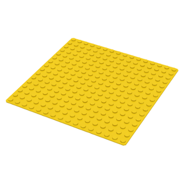 Yellow - 5"x5" LEGO® Baseplate [Wear]