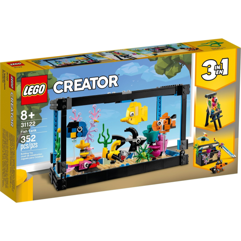 Fish Tank 31122 - New LEGO® Creator™ Set – Bricks & Minifigs