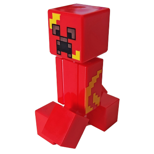 minecraft red creeper