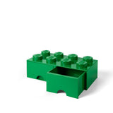 Storage Brick 2 x 4 with Drawers - Green [USED]