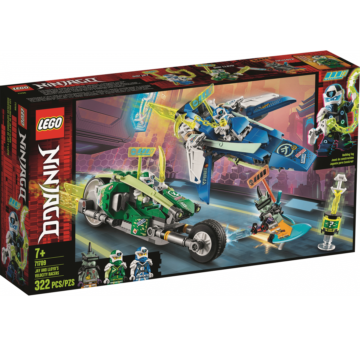 Jay and Lloyd s Velocity Racers 71709 New LEGO Ninjago Set