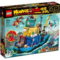 80013 Monkie Kid's Team Secret HQ [OPEN BOX, SEALED BAGS]
