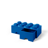 Storage Brick 2 x 4 with Drawers - Blue [USED]