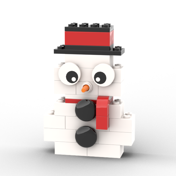 Snowman Custom LEGO Kit Bricks Minifigs Eugene