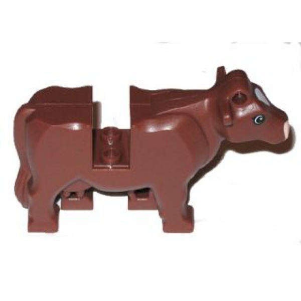 Cow Brown LEGO Animal Bricks Minifigs Eugene