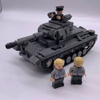 Panzer III Ausf F - WWII German Medium Tank - Custom LEGO® Kit