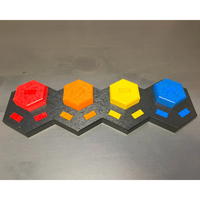 Minifigure Display - Hexagons