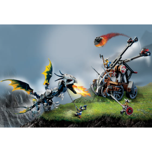 7021 Viking Double Catapult vs. the Armored Ofnir Dragon [Certified Used,  100% complete]