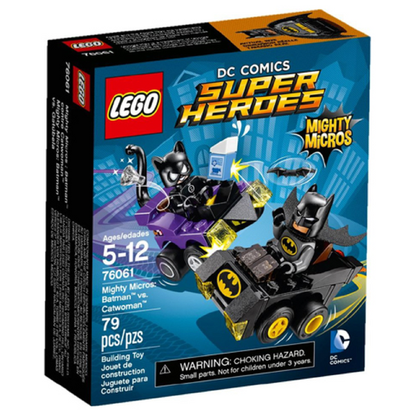 76061 Mighty Micros: Batman vs. Catwoman - New, Sealed, Retired LEGO DC Super Heroes Set