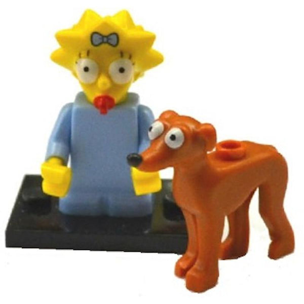 Maggie and Santa's Little Helper - The Simpsons Series 2 Collectible Minifigure