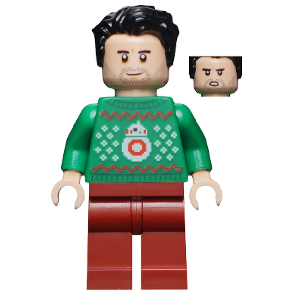 Poe Dameron (Green Christmas Sweater with BB-8)