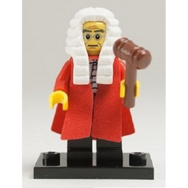 Series 9 Judge LEGO Collectible Minifigure Series Bricks