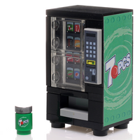 7 Pieces - Soda Vending Machine - Custom LEGO® Set